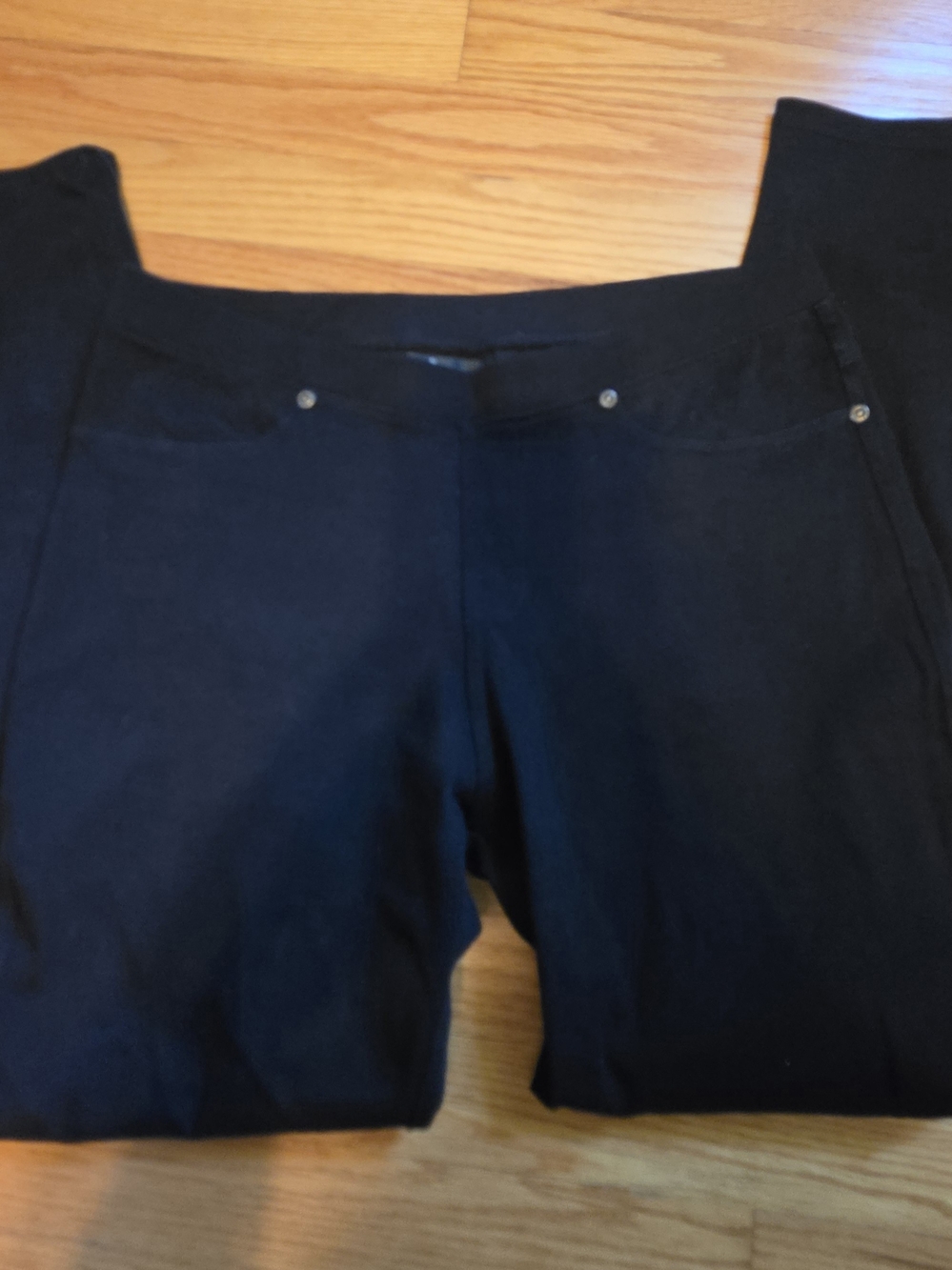 Lildy Black Denim Jeggings - Stretch Cotton Blend - Picture 3 of 6